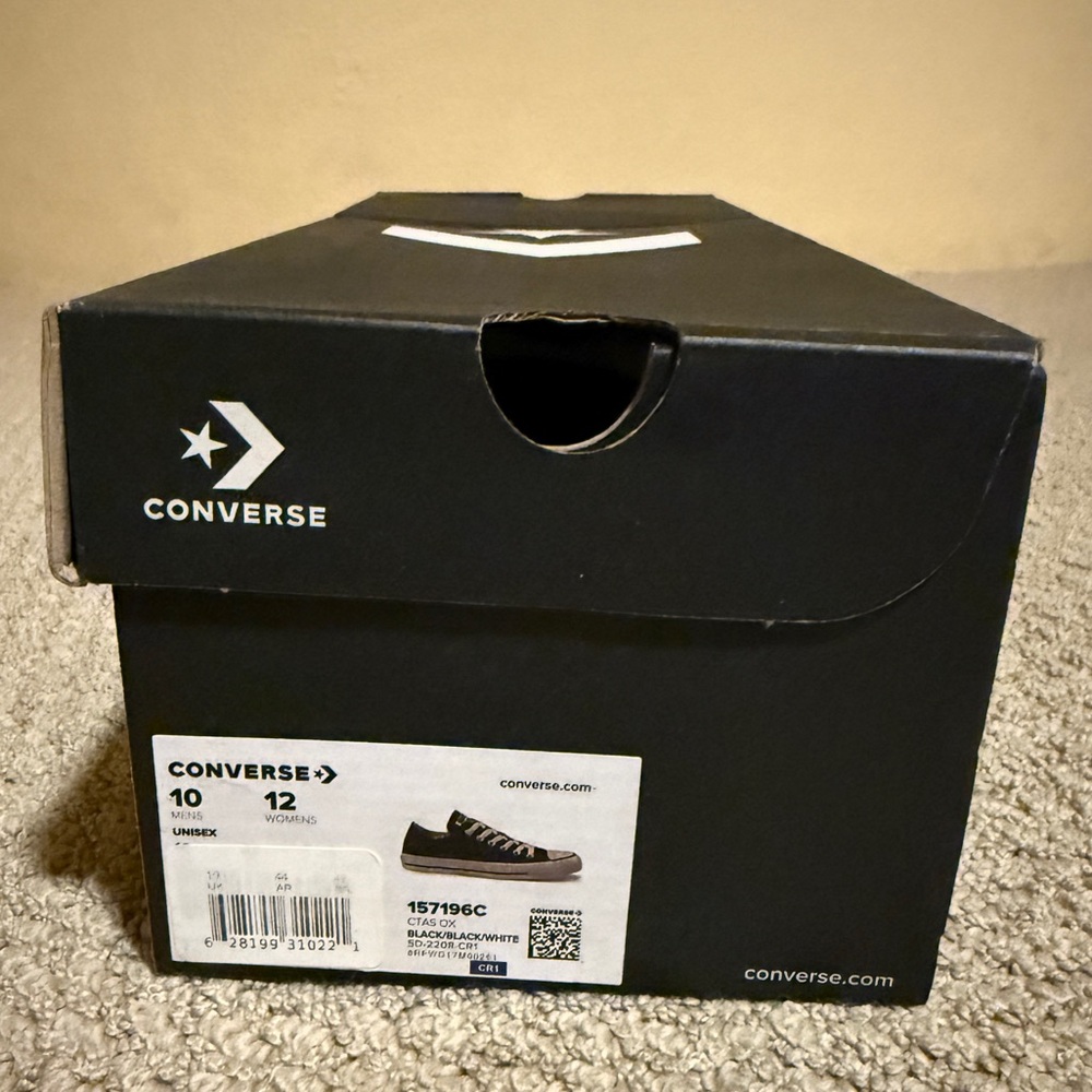 Black Adult Converse All Star Chuck Taylor Sneakers